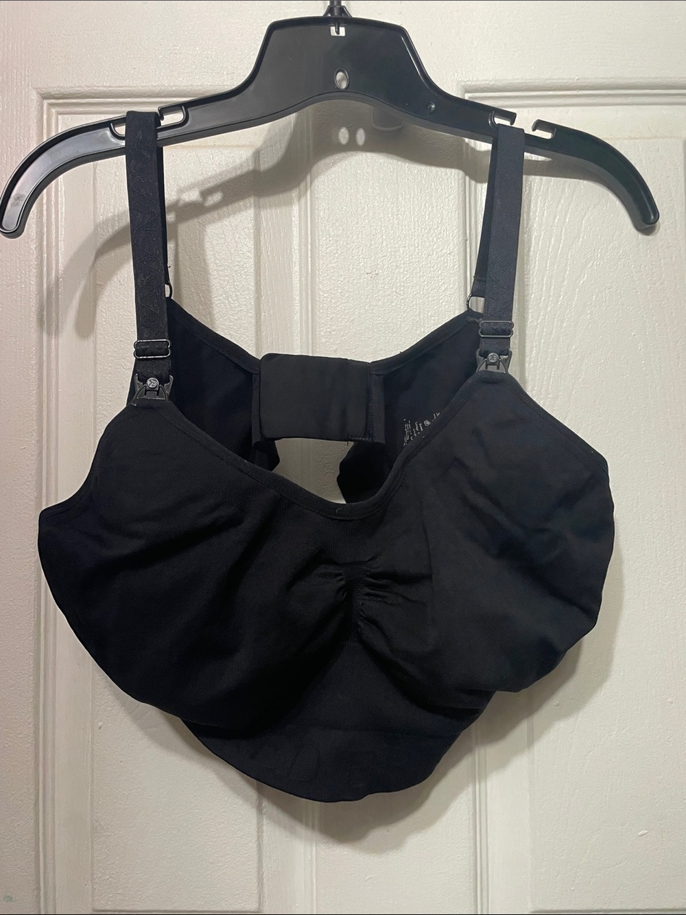 Kindred Bravely Black Clip-Front Nursing/ Pumping Bra